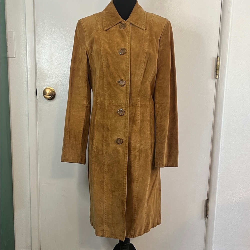 Women’s Vintage Express Suede Duster Coat